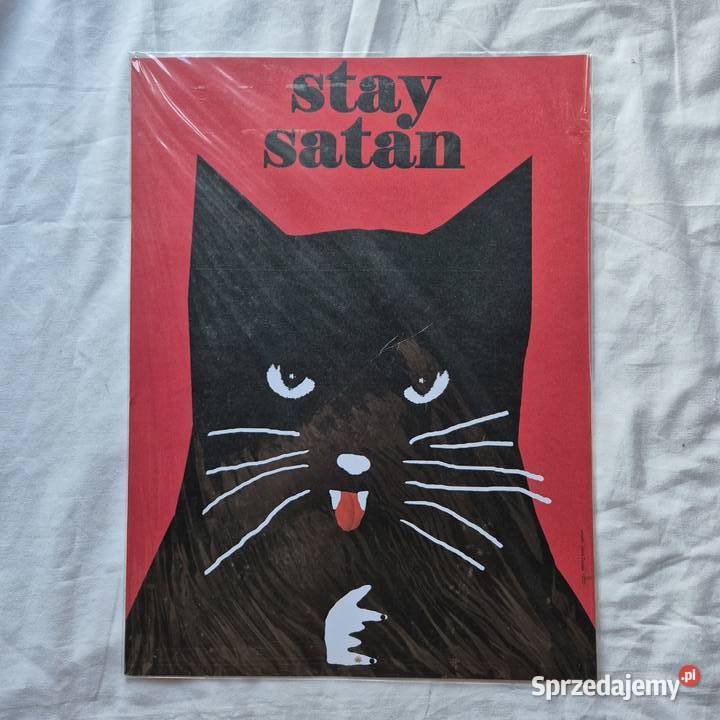Plakat stay satan Behemoth Brzesko