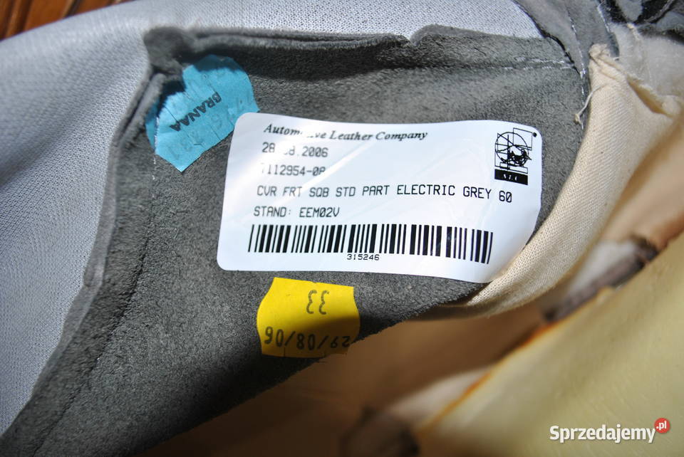 Poszycie oparcia fotela kierowcy BMW E60 E61 Poręba