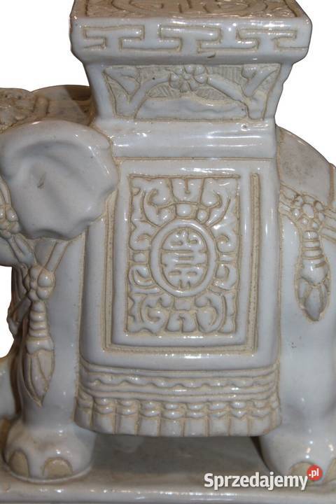 Ceramiczny kwietnik podpórka do książek 99 Porcelana i szkło Szczecin