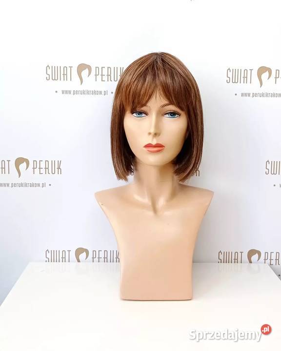 Peruka termoodporna bob z grzywką Sandomierz