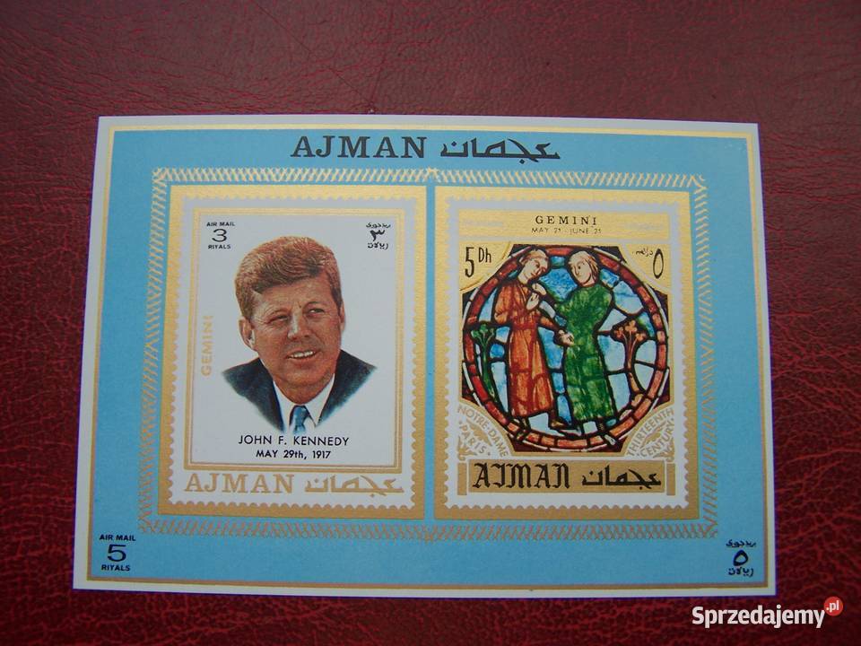 Ajman ZEA 1971 JF Keneddy Prezydent USA