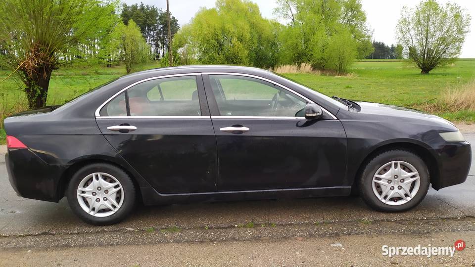 Honda Accord 7 Czarny Sedan Benzyna 199000km Łomża
