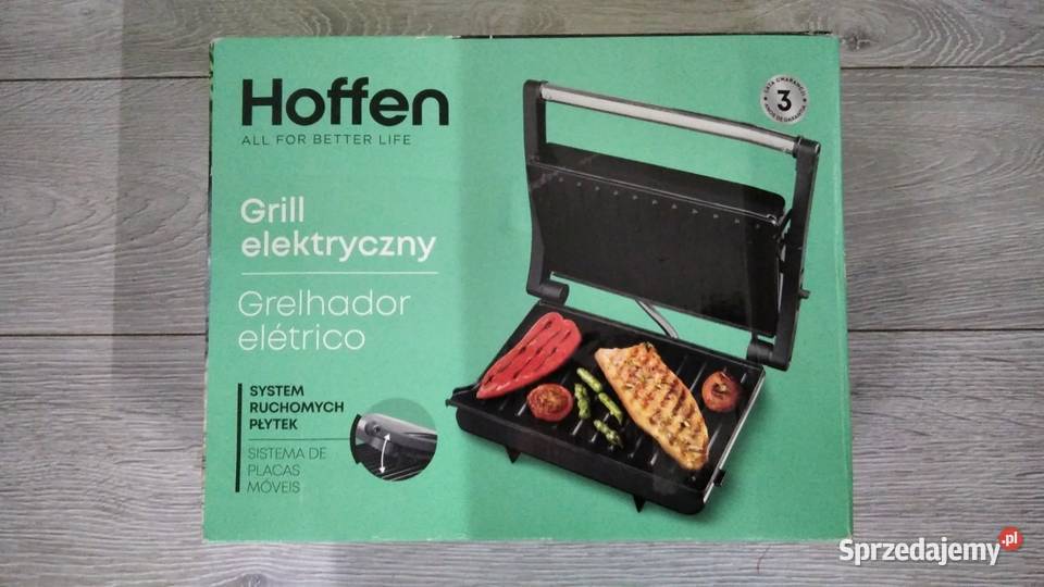 Grill elektryczny Hoffen SG5125 1000 W Nowy Tomyśl sprzedam
