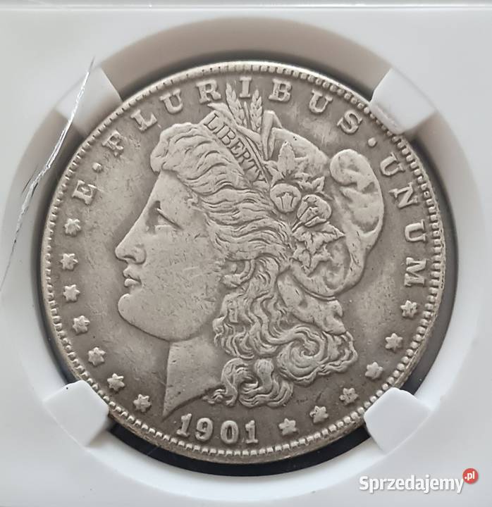 1 Dolar USA 1901 r Morgan men S Slab Kopia wielkopolskie Konin