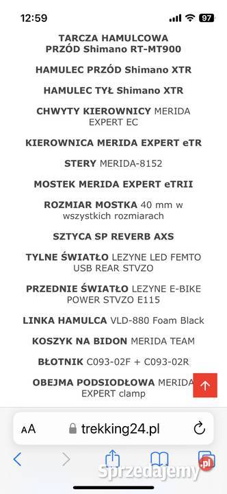 MERIDA EONESIXTY 10 K 20 taniej nowy rower Nakło sprzedam