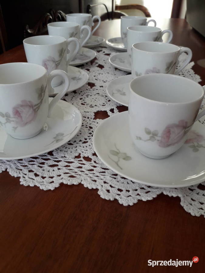 Filiżanki Rosenthale Mocca Porcelana i szkło Kliniska Wielkie