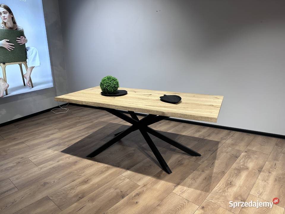 Stół dębowy 90x180 Loft Edgar Meble 180cm Katowice