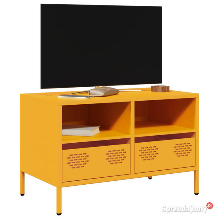 Szafka RTV musztardowa 68x39x435 stal walcowana mazowieckie Warszawa