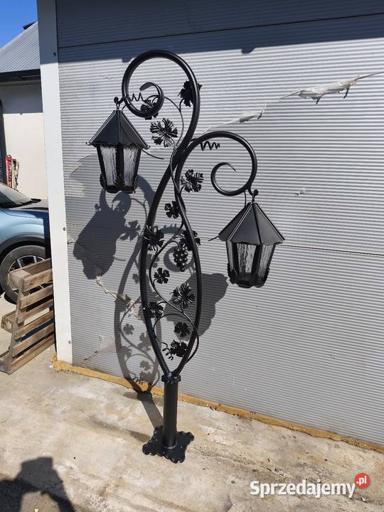 Lampa ogrodowa ocynkowana Gdów