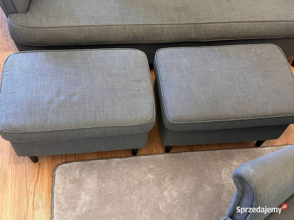 Komplet wypoczynkowy Uszak IKEA STRANDMON sofa Łąck sprzedam