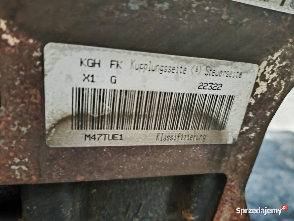 SILNIK BMW X3 E83 E60 E87 E90 M47TUE1 20D