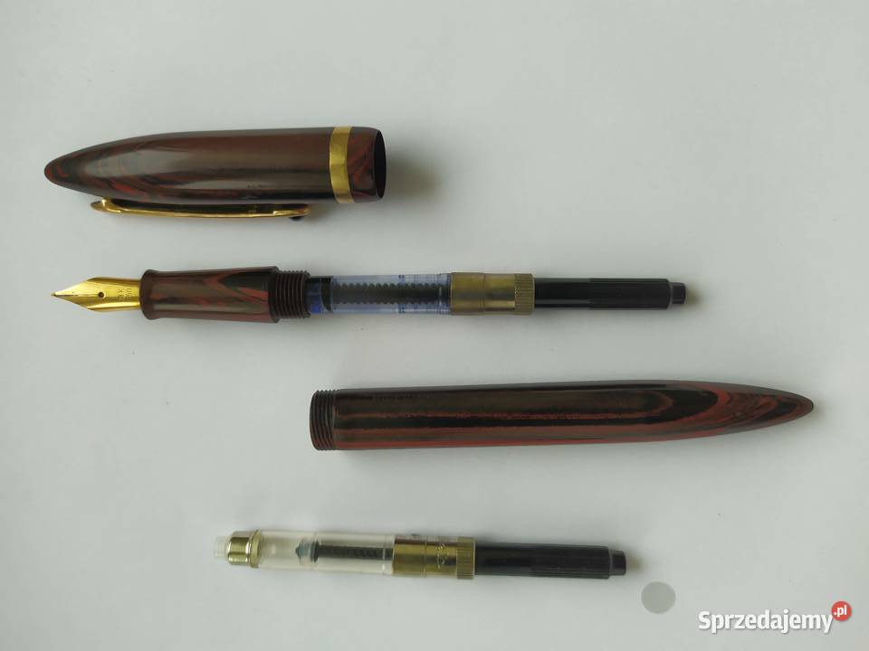 Pióro wieczne PINEIDER złota stalówka 18k 750 podkarpackie Sanok
