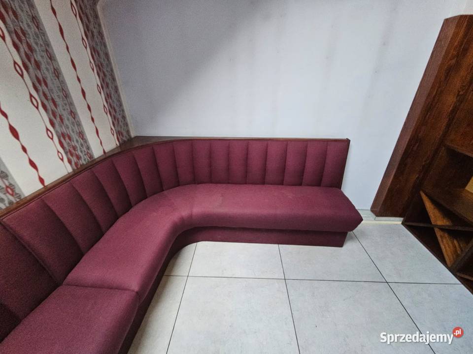 Burgundowy fotel ładne i solidne wykonanie Meble Pszczyna sprzedam