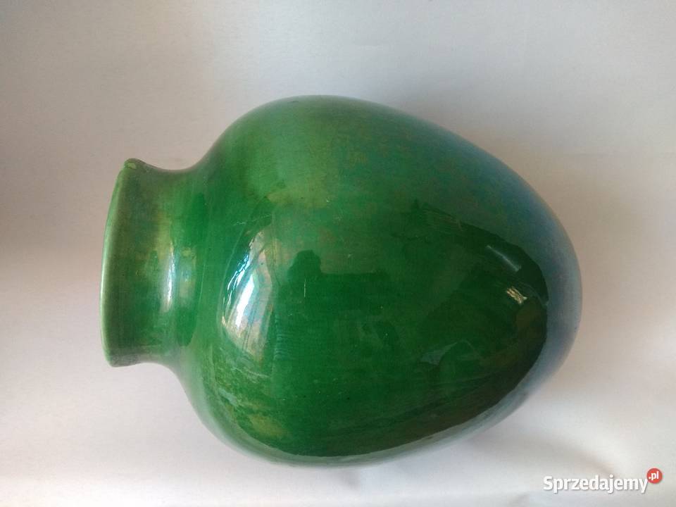 Wazon zielony Włoclawek Porcelana i szkło Częstochowa