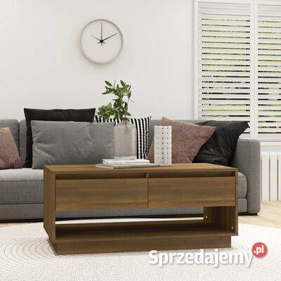 vidaXL Stolik kawowy brązowy dąb 1025x55x44