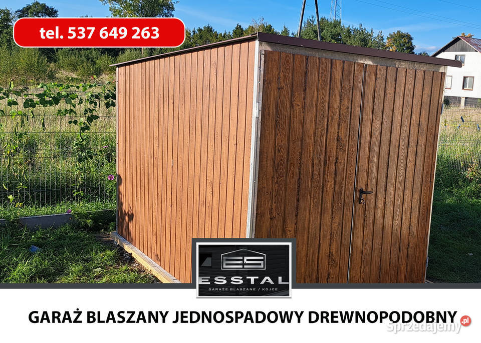 Garaż Blaszany Blaszak Witaka Ogrodowa Schowek Sprzedaż sprzedam
