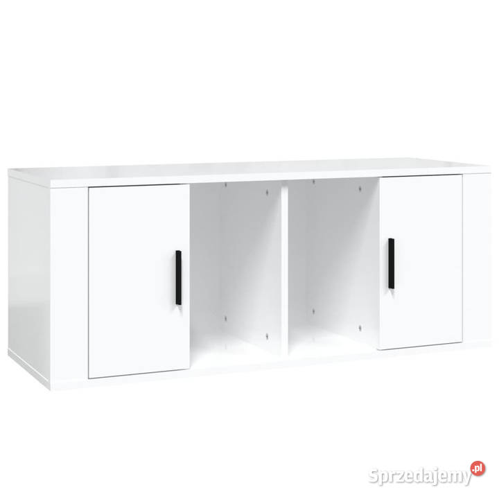 Szafka pod TV wysoki połysk biała 100x35x40 mazowieckie Warszawa