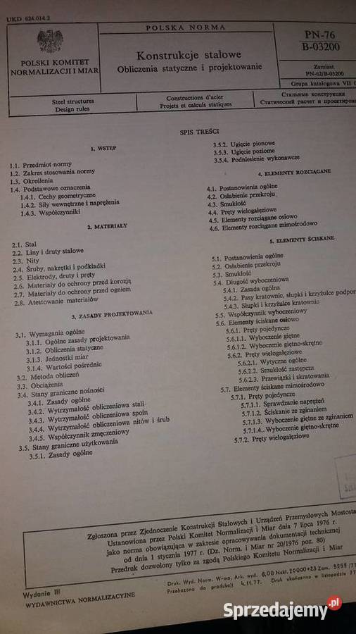 Konstrukcje stalowe obliczenia statyczne i Warszawa