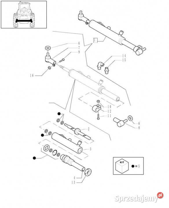 Holland T6010 T6090 T6070 Bęben 82037189 wielkopolskie