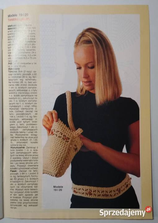 Dama w swetrze 72005 szydełko Gdańsk