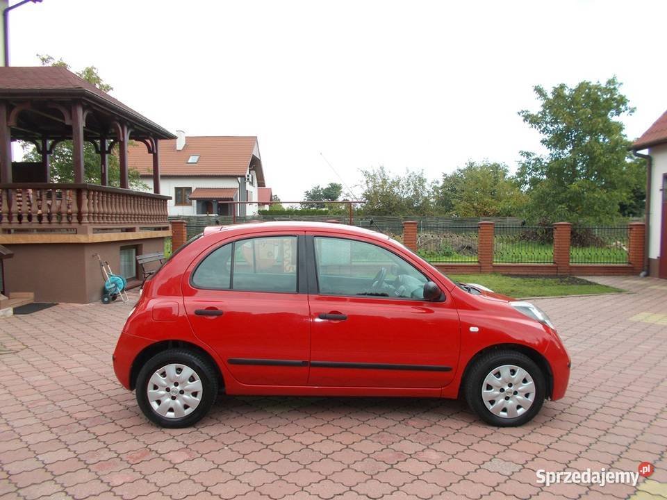 NISSAN MICRA 12 benzyna 2008 r 5 drzwi Micra Uniejów