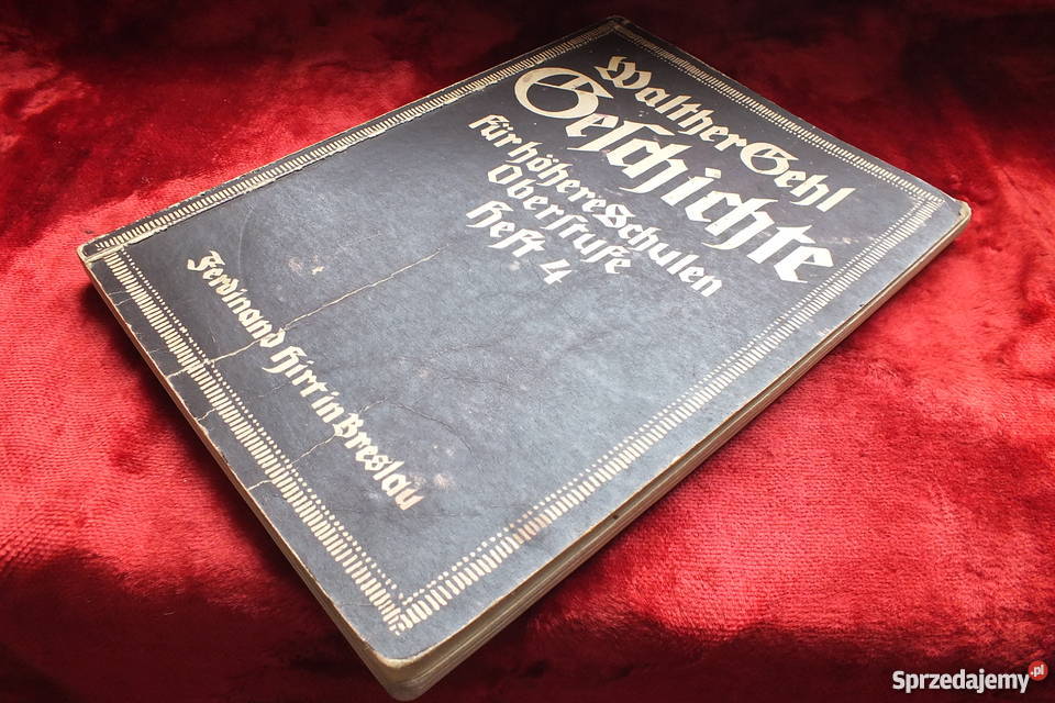 Stara niemiecka książka z Breslau wydana w 1935r Żary