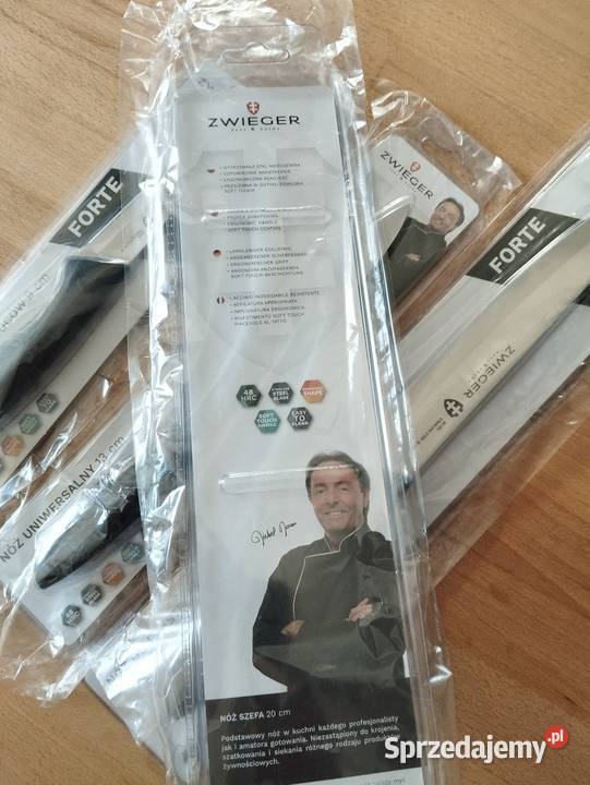 Zestaw noży sygnowane nazwiskiem tego kolesia z