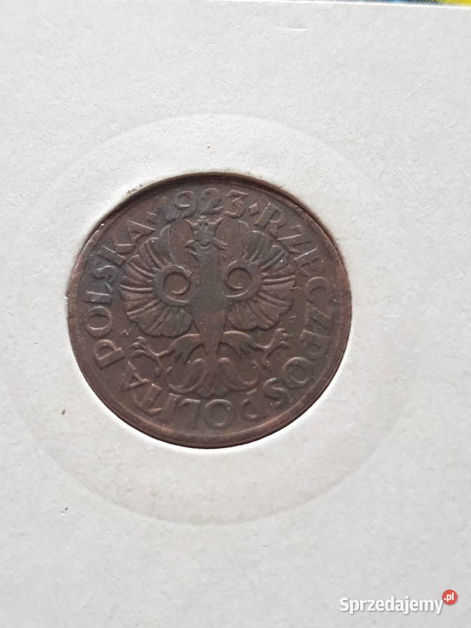 5 Groszy 1923 r 1 rzadkie Super Konin