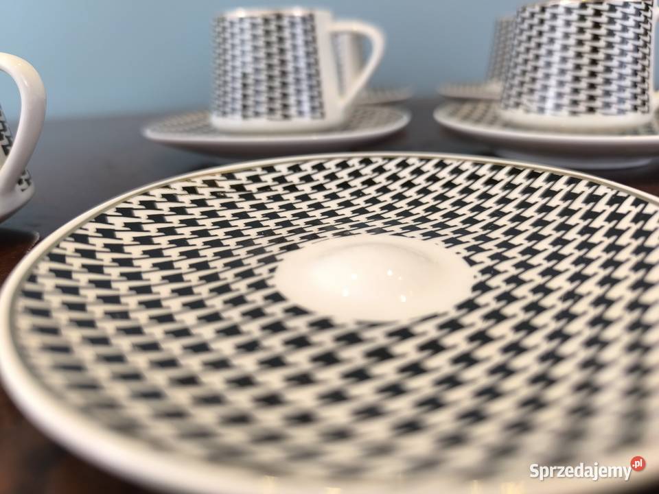 Piękny unikalny zestaw do kawy espresso 5 części Łódź