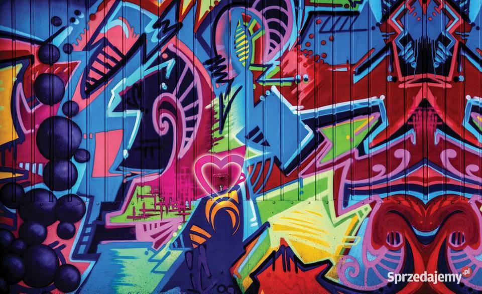 Tapeta fototapeta Grafitti mur 1508VE Leszno sprzedam