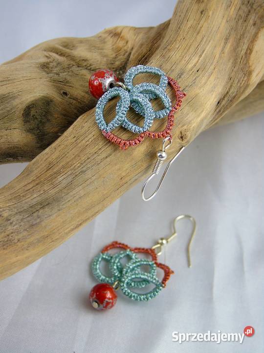 Kolczyki koronkoweróżne wzory kolory