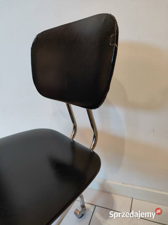 Krzesło obrotowe vintage lata 70 wielkopolskie Kalisz