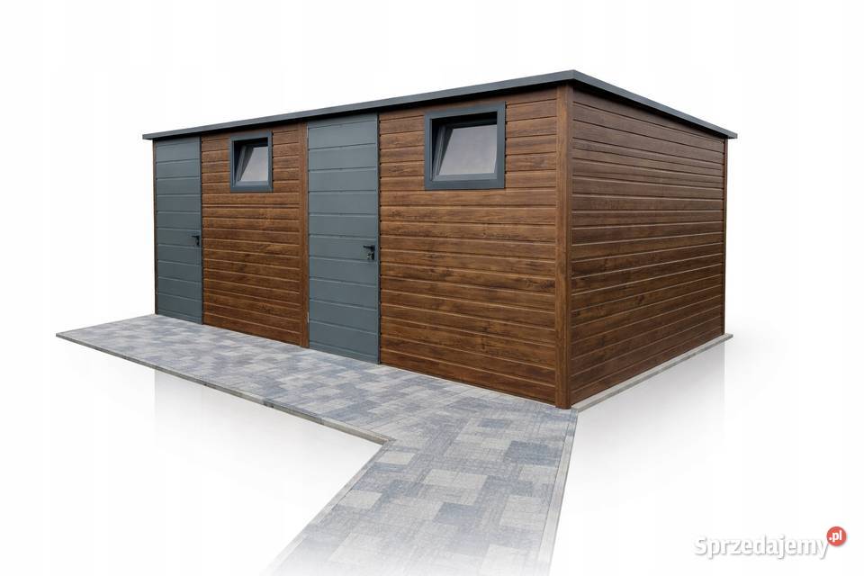 Schowek ogrodowy 6x20 drewnopodobny jednospadowy Jodłownik