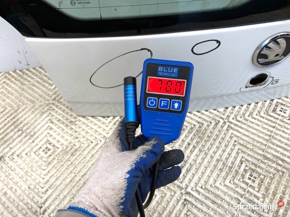 KLAPA TYŁ SKODA CITIGO Hatchback 1119 BIAŁY osobowe