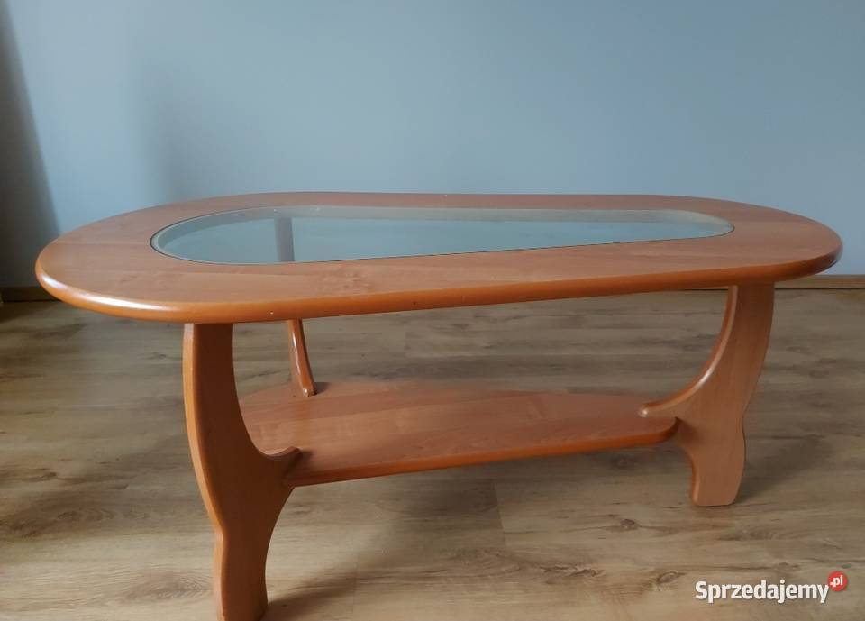 Stolik kawowy Ława dwupoziomowa z szybą Sędziejowice