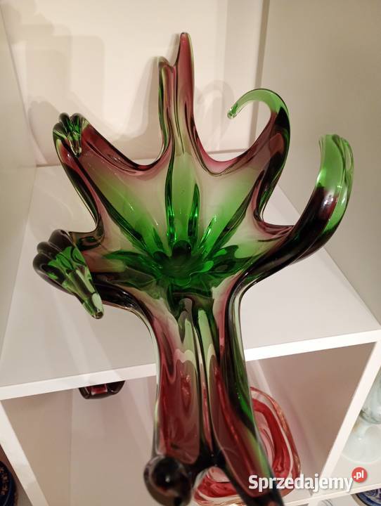 Patera murano zielona duża Zegrze Południowe sprzedam