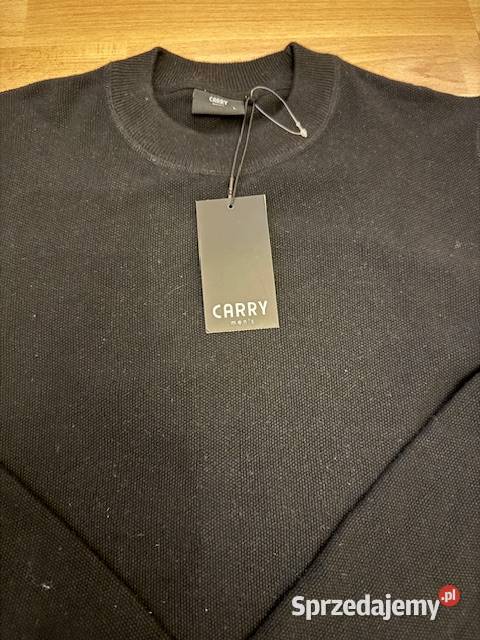 Sweter męski L Carry z bawełny nowy z metką Częstochowa