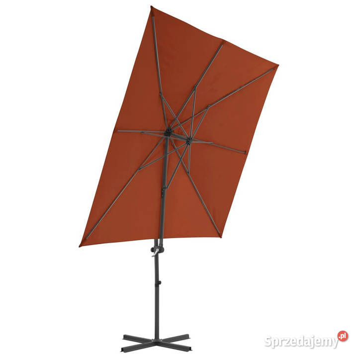 Parasol wiszący ze stalowym słupkiem 250x250 Warszawa sprzedam