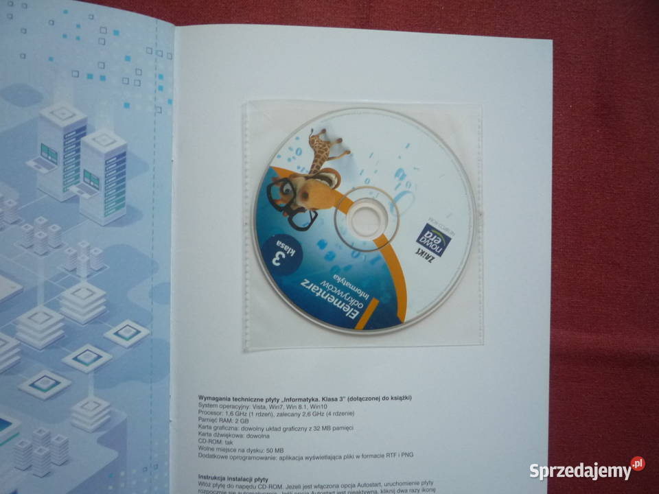 Elementarz odkrywców 3 Informatyka płyta CD Szczecin