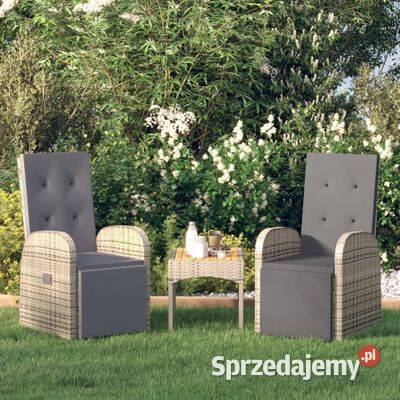 vidaXL Rozkładane krzesła ogrodowe poduszki 2 Warszawa