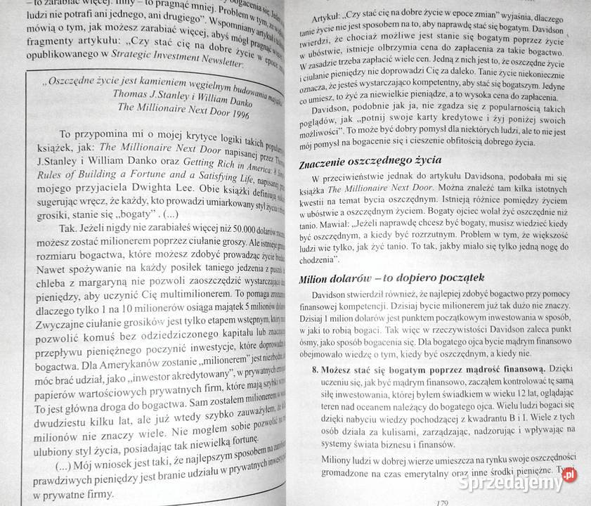Inwestycyjny poradnik Bogatego Ojca Robert T miękka
