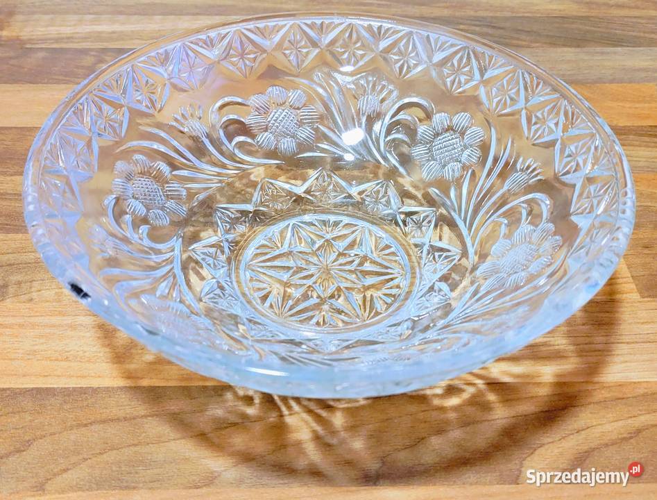 Miska kryształowa Zgierz