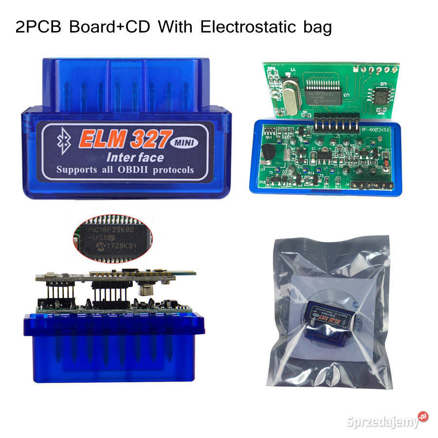 ELM327 OBD2 OBD II PIC18F25K80 V15 interfejs Kalisz sprzedam
