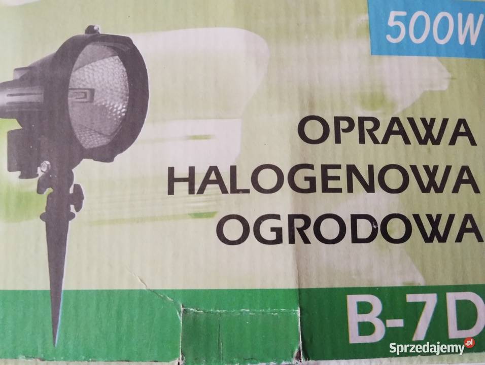 Naświetlacz halogenowy 500W ze szpilką do gruntu małopolskie Olkusz sprzedam