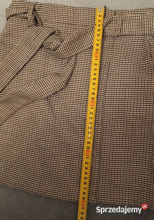 Beżowobeżowa spódniczka mini Sinsay XXS Nysa sprzedam