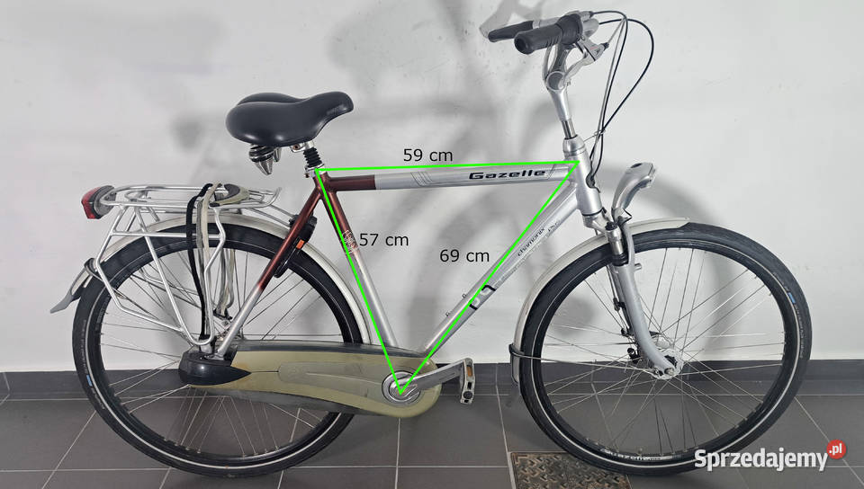 Rower Gazelle chmonix plus aluminiowy miejski do Lublin sprzedam