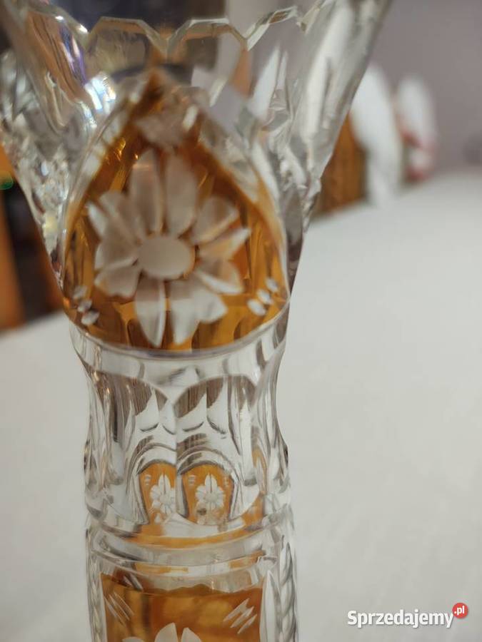 Wazon kryształowy Huta Julia Porcelana i szkło Słupca sprzedam