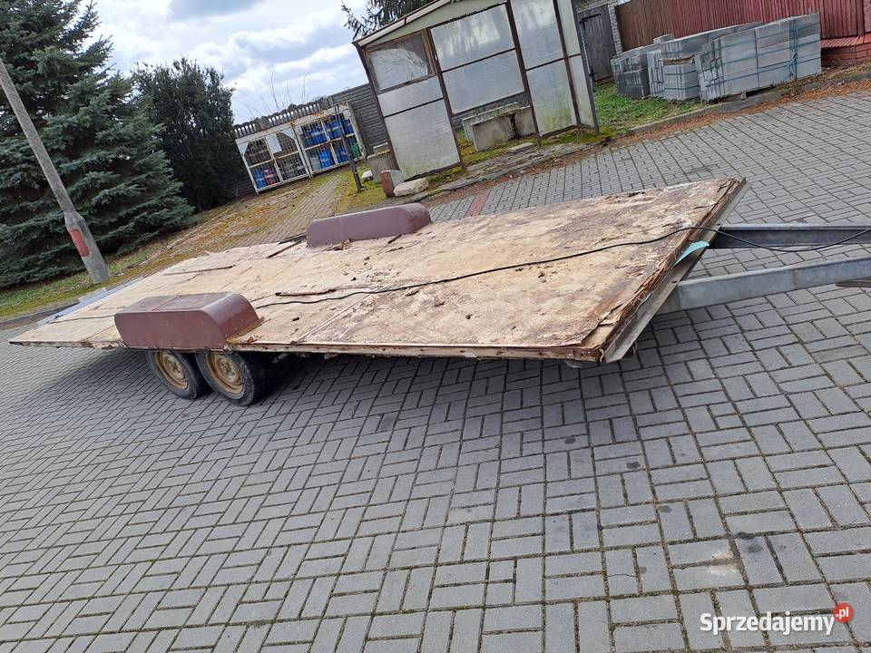 Podwozie przyczepy DMC 1500 6 m długa dwie osie Pułtusk