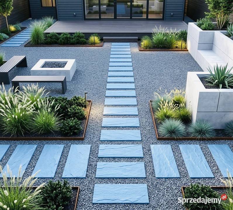STEP Betonowy ogrodowy 60x30x5 Niebieska Płyta o mazowieckie Warszawa sprzedam