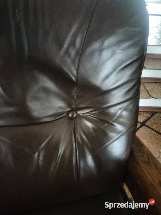 Skórzana kanapa i dwa fotele lubelskie Lubartów